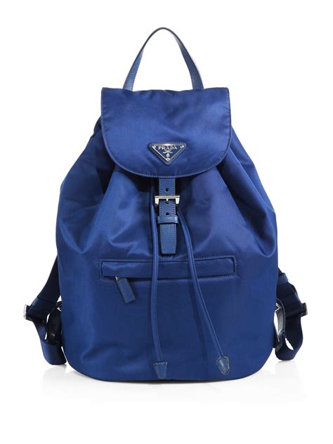 prada vela backpack royal blue|Prada vela backpack review.